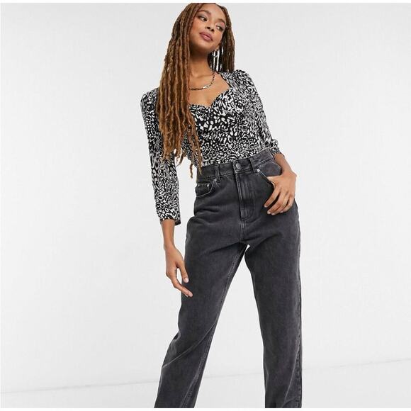 ASOS NWT Miss Selfridge Sweetheart Bodysuit - Picture 2 of 8